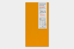 Traveler's Notebook 2025 Refill Weekly Vertical - Regular Size