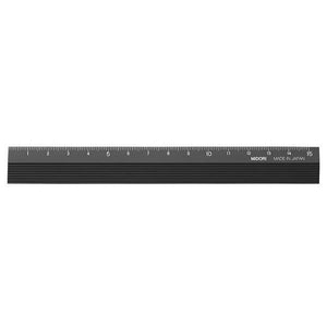 Midori Aluminium Ruler 15cm - Black - Smidapaper Ikigai Shop